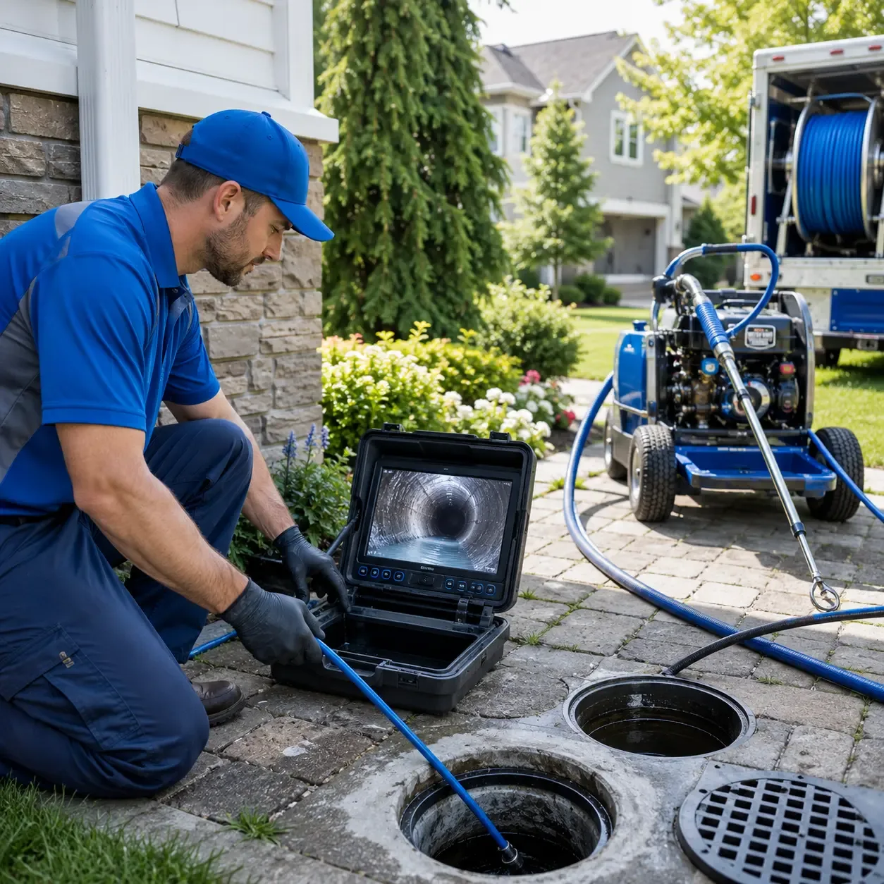 Outdoor drain cleaning professionals serving Avon, IL